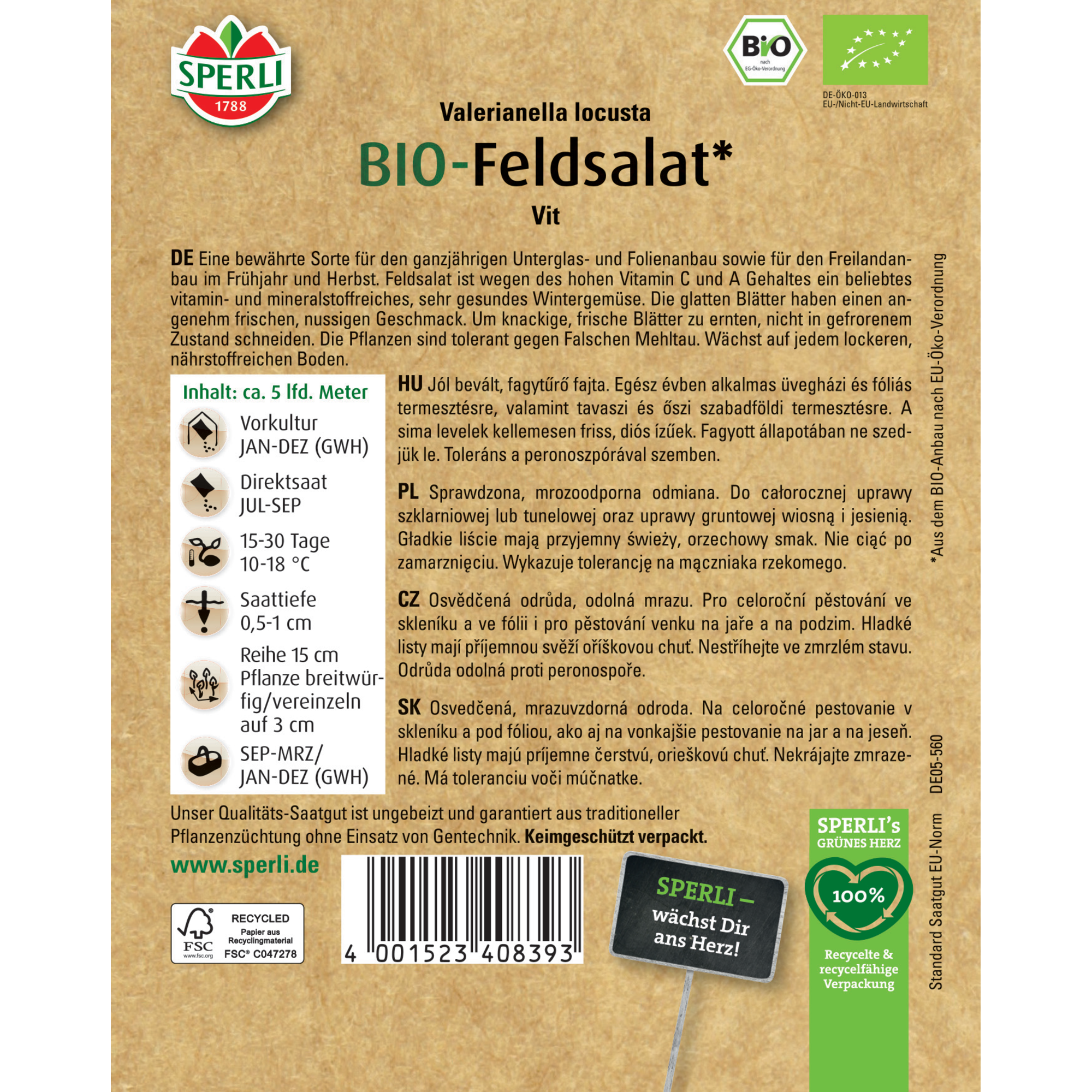 BIO-Feldsalat