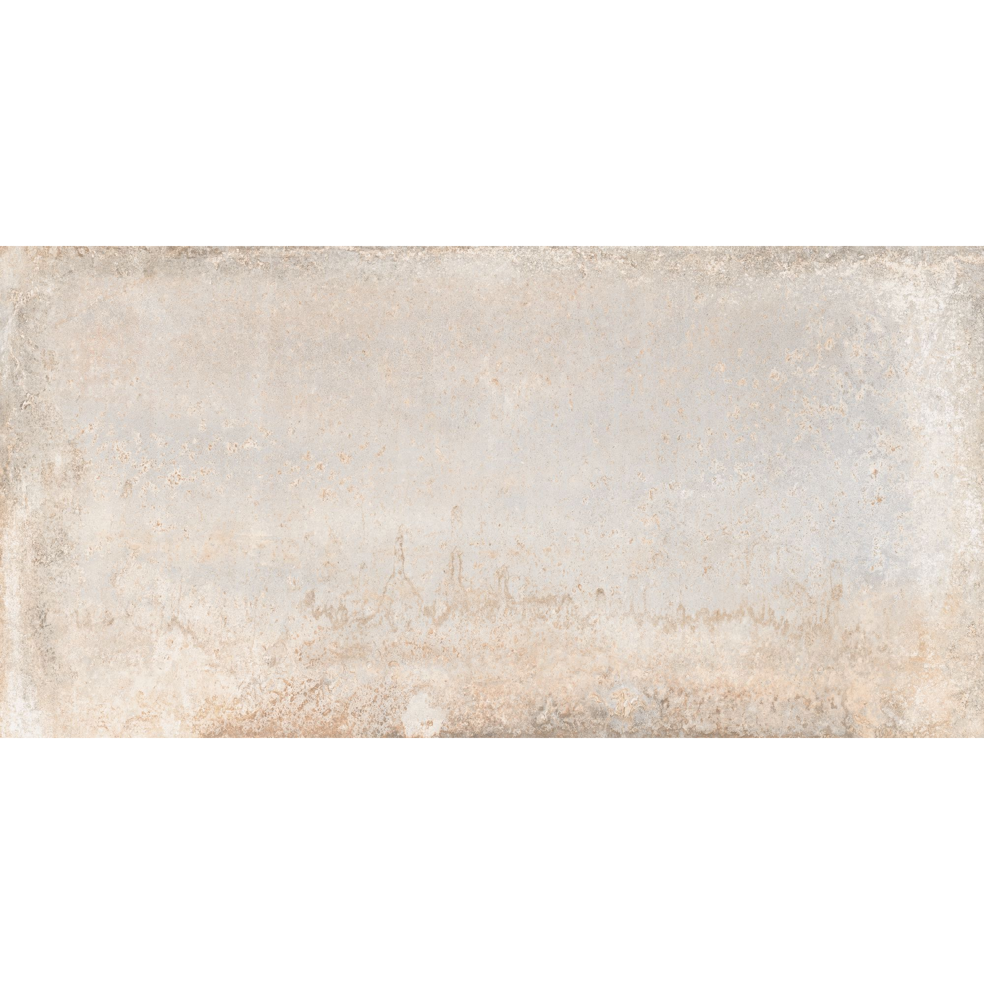 Bodenfliese 'Dolmen' Feinsteinzeug bianco 60 x 120 x 0,9cm