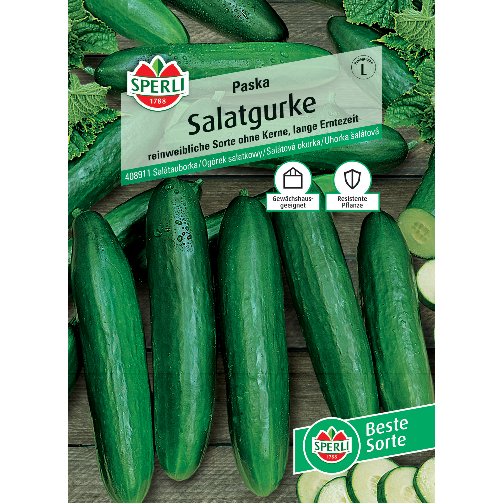 Salatgurke 'Paska' F1-Hybride