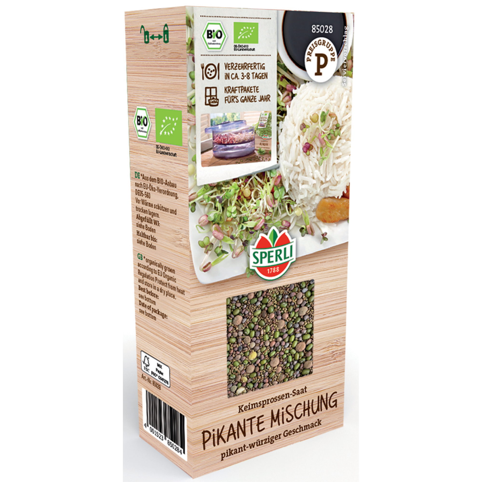 BIO-Keimsprossen-Saat Pikante Mischung