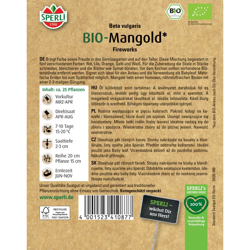 BIO-Mangold 'Fireworks'