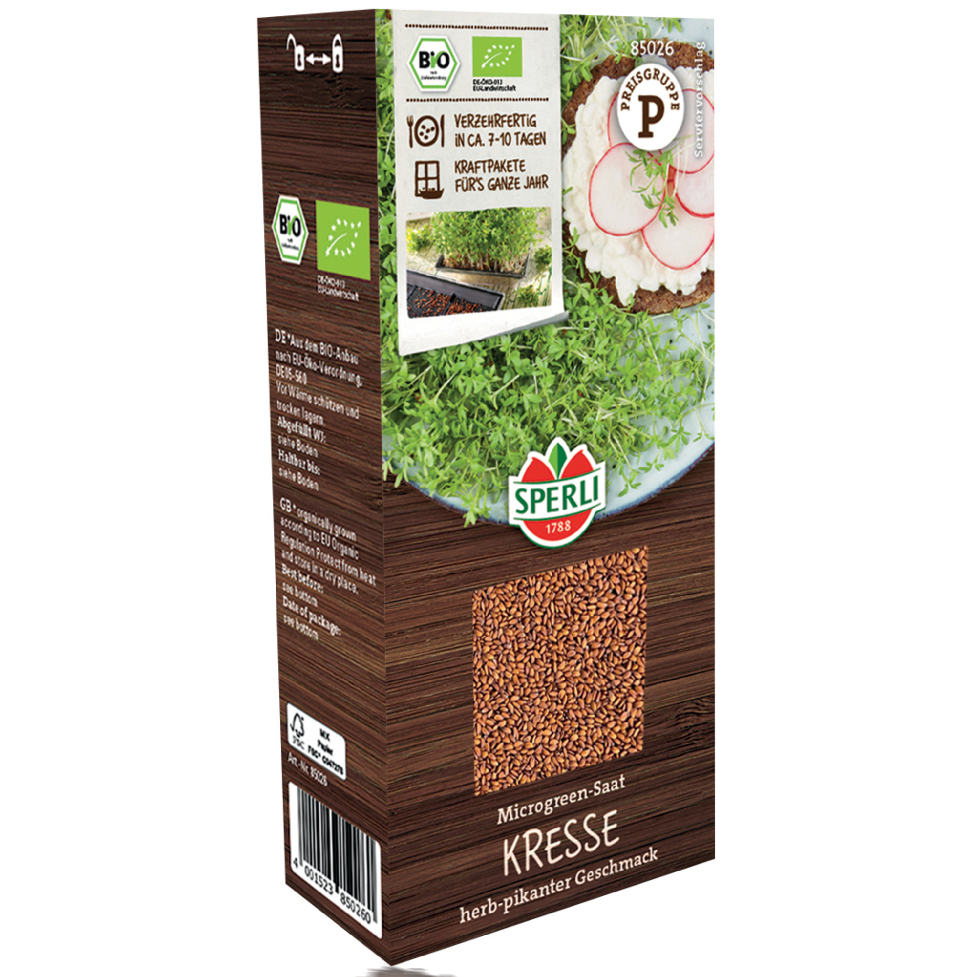 BIO-Microgreen-Saat Kresse