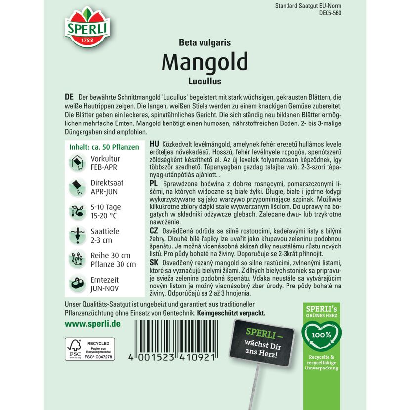 Mangold 'Lucullus'