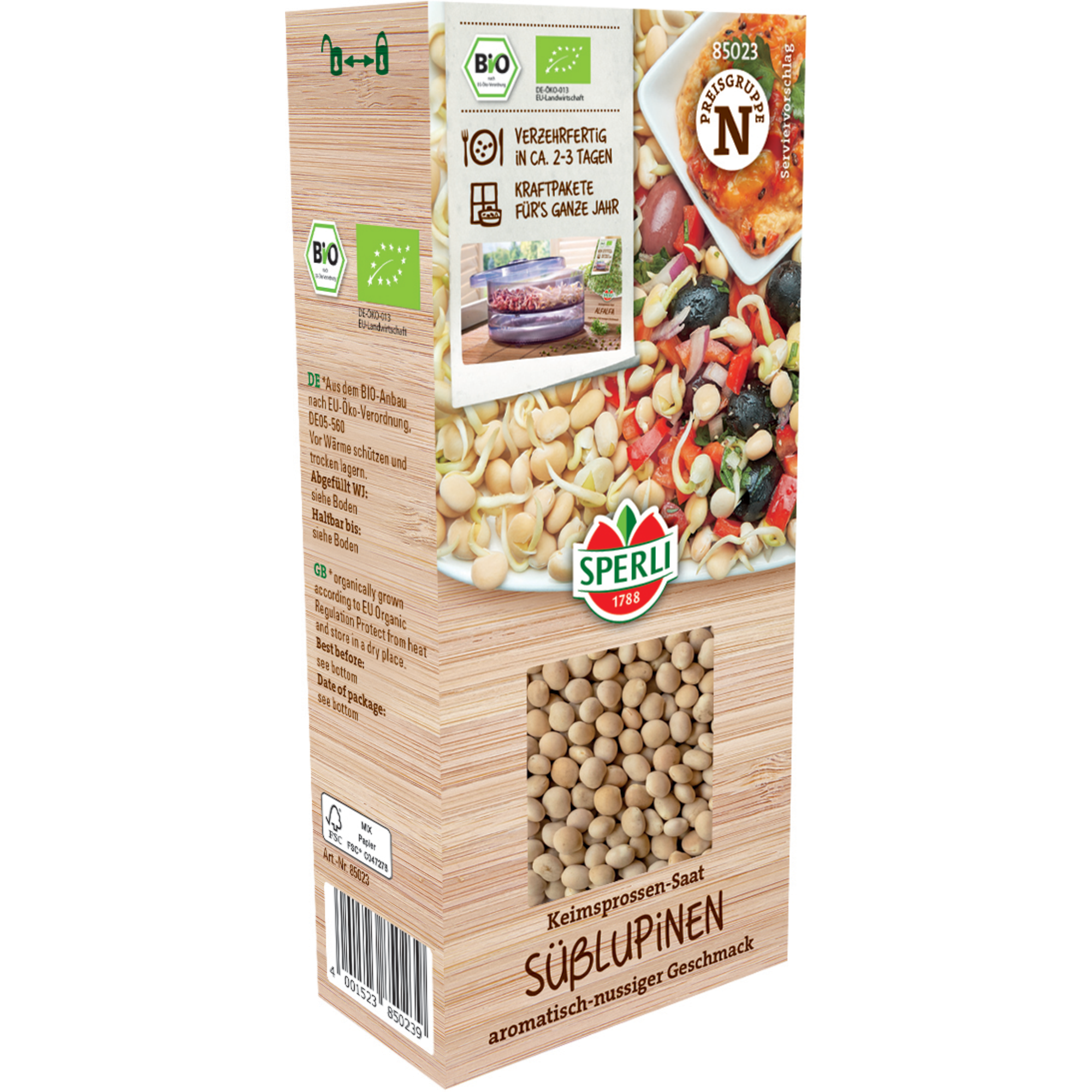 BIO-Keimsprossen Süßlupine