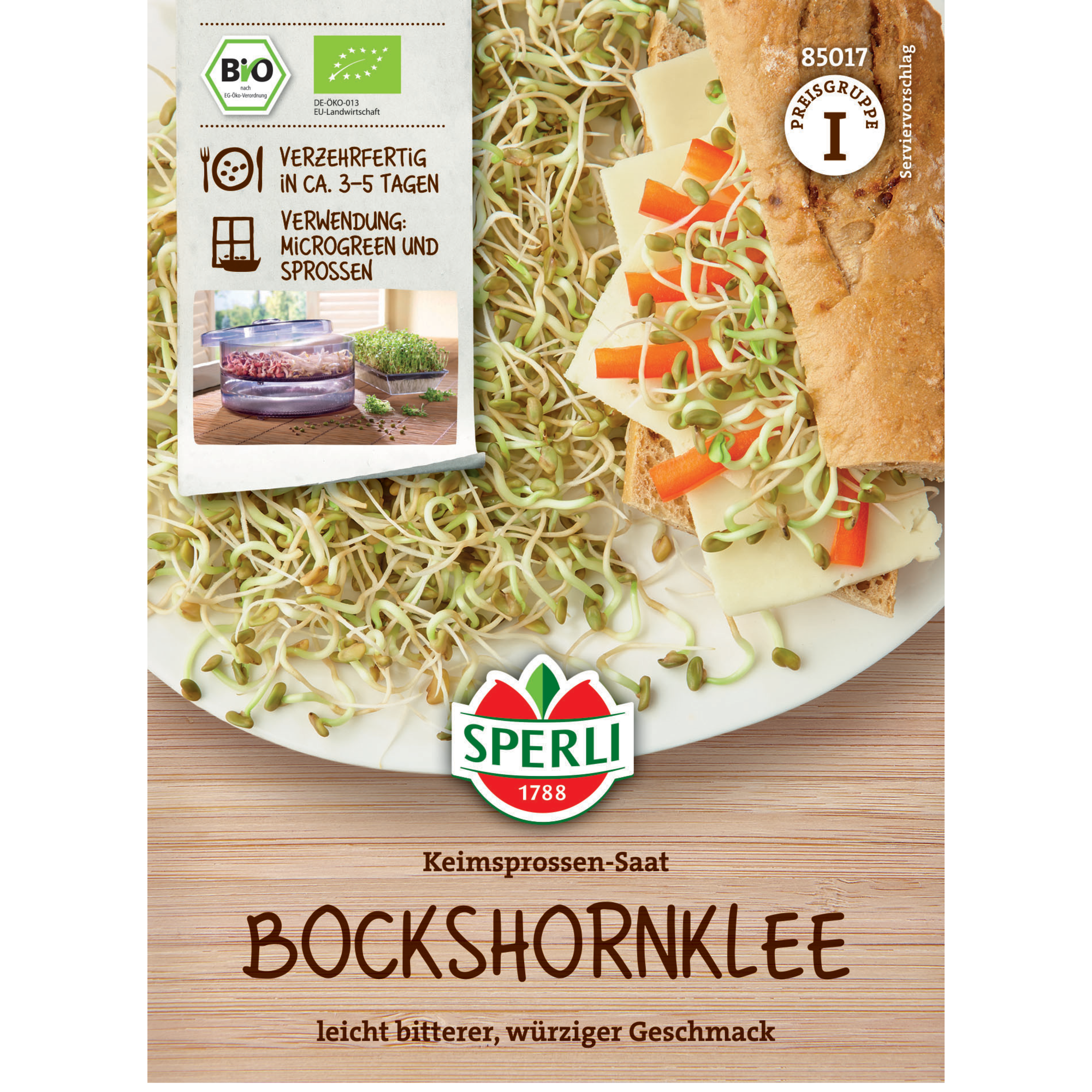 BIO-Keimsprossen-Saat Bockshornklee