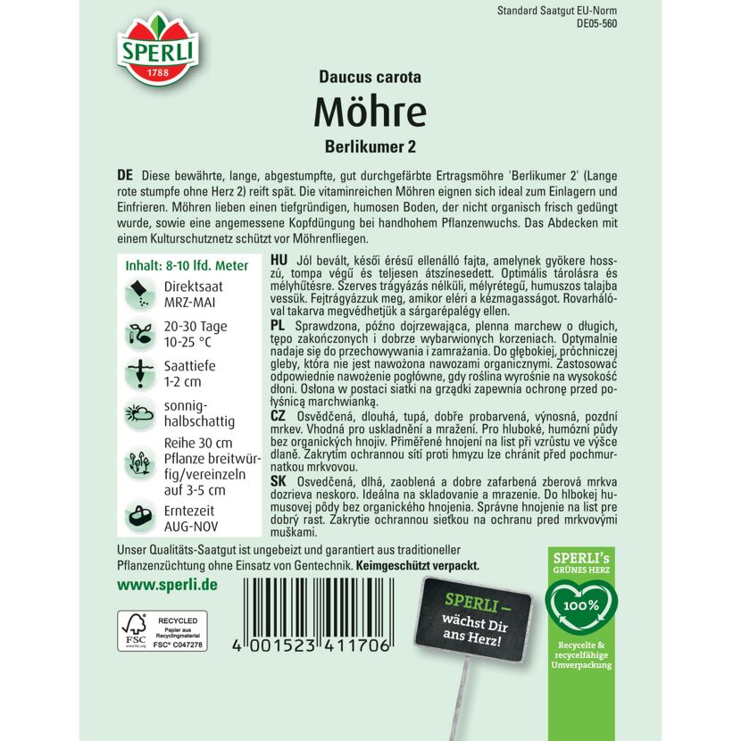 Möhre 'Berlikumer 2'