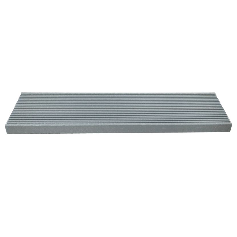 Außentreppe 'Gardentop' grau 12 Stufen 80 cm mit Geländer