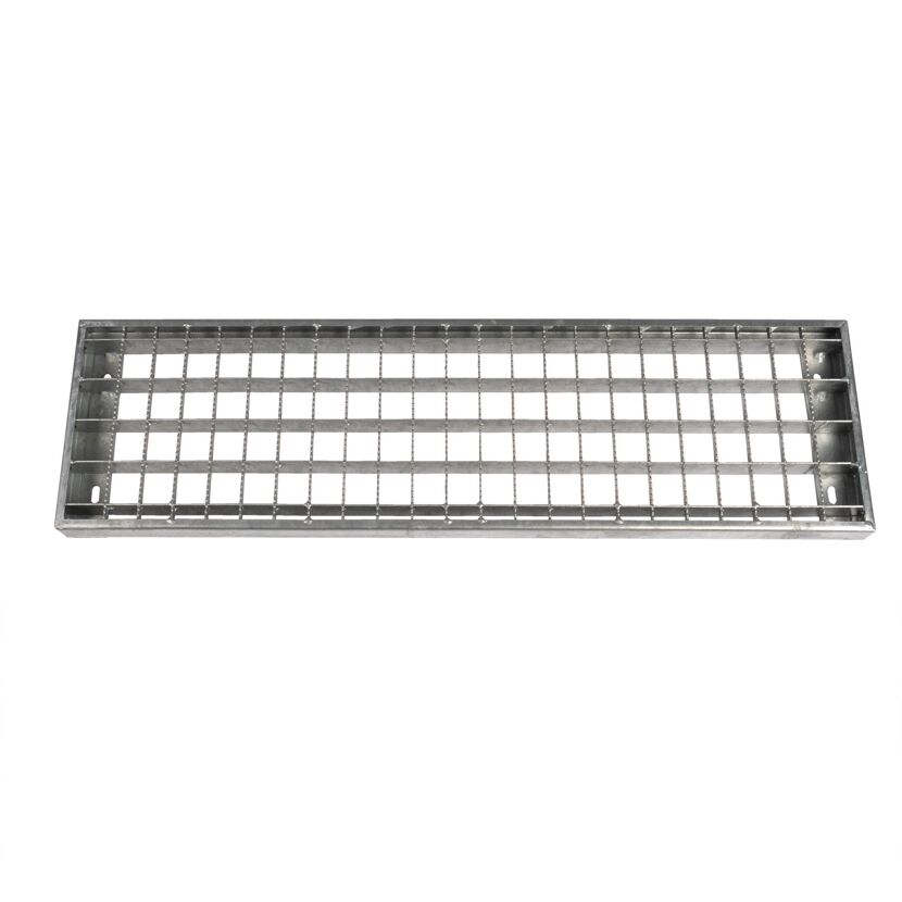 Außentreppe 'Gardentop'  6 Gitterroststufen 80 cm mit Geländer