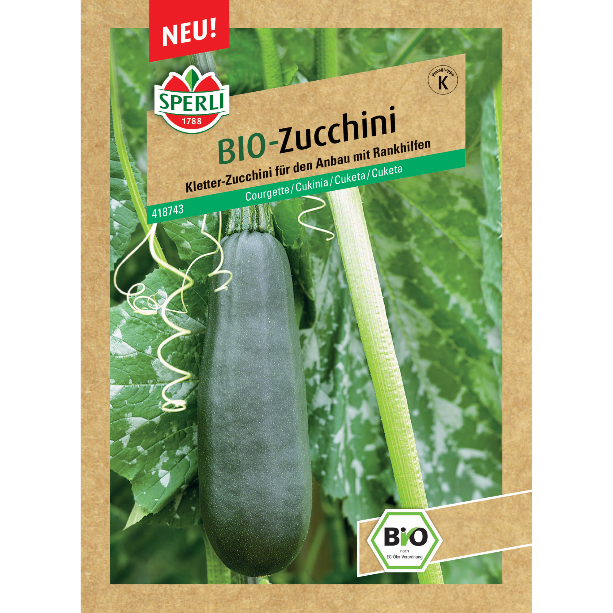 BIO-Zucchini 'Ola Escaladora'