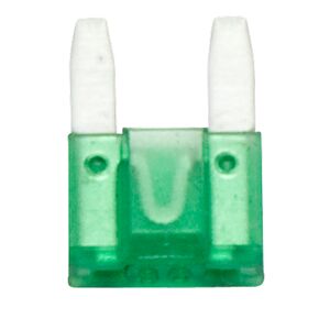 Flachstecksicherung Mini 30 A grün, 6 Stück