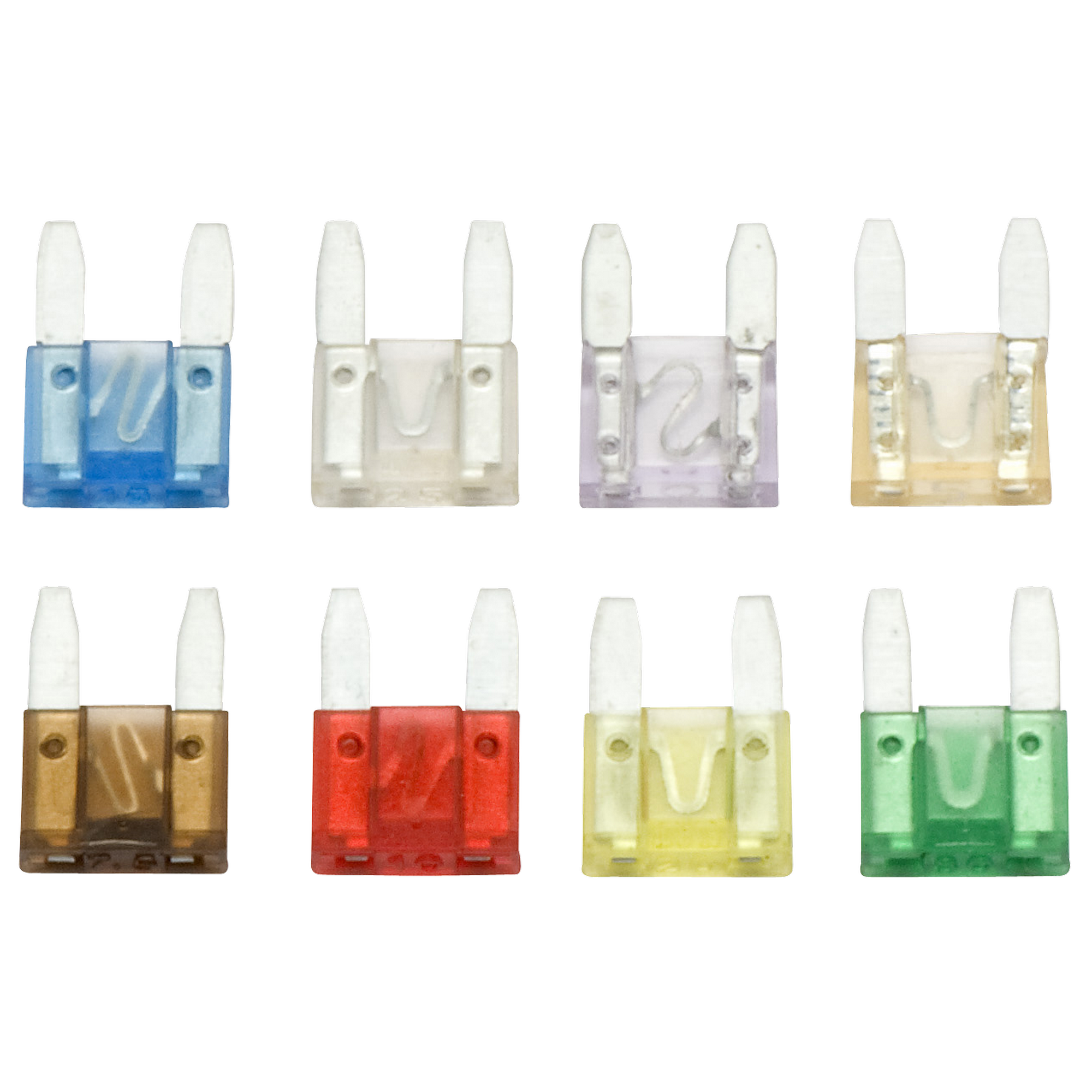Flachstecksicherung Mini-Set 3-30 A mehrfarbig, 8-teilig