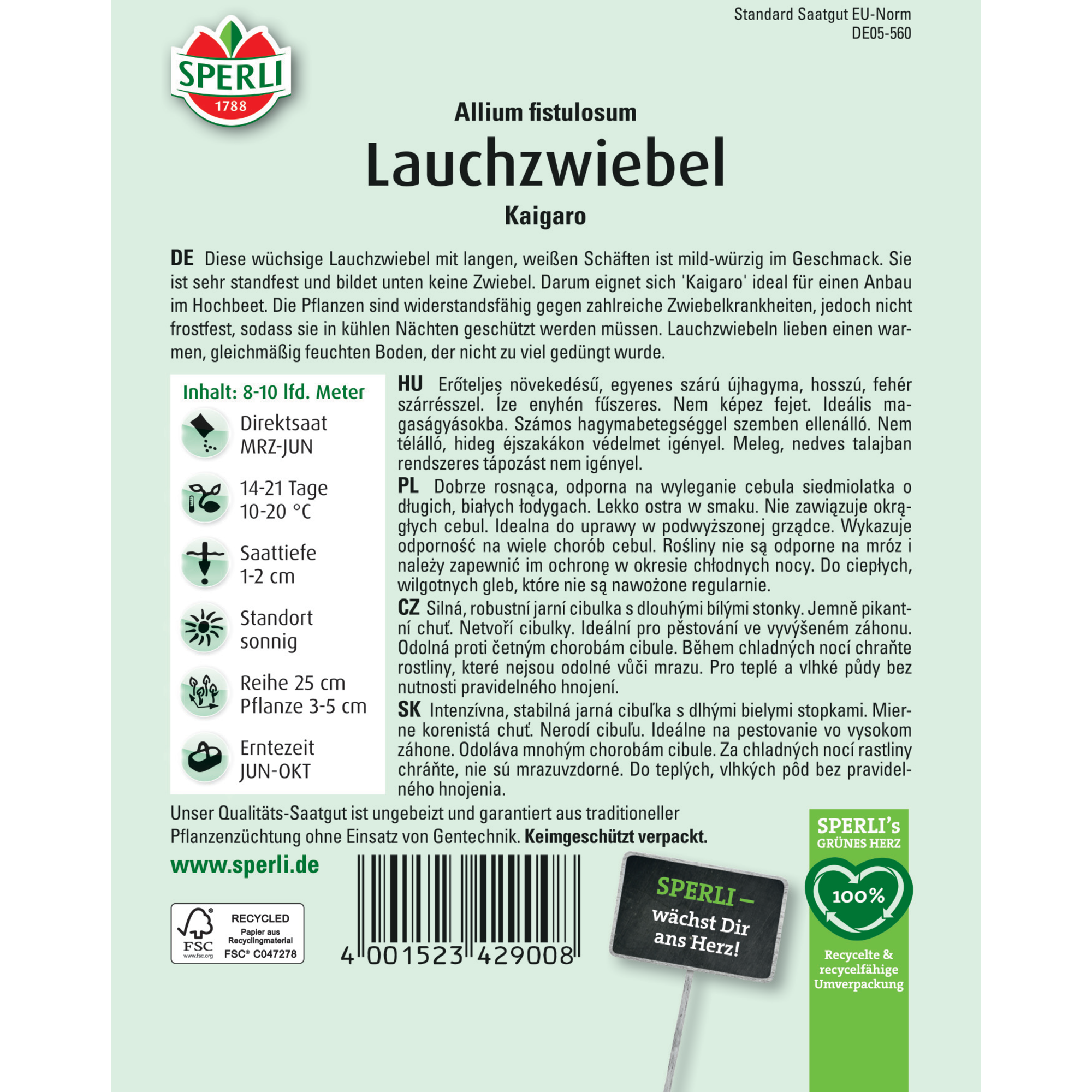 Lauchzwiebel 'Kaigaro'