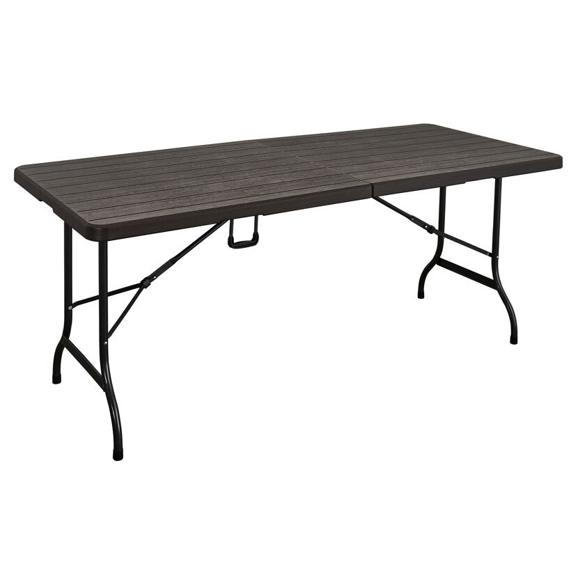 Gartentisch 'Tabora' klappbar Stahl 180 x 47 x 72 cm