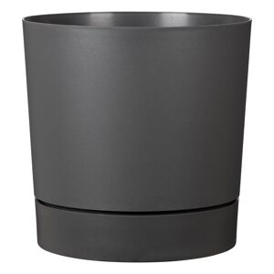 Pflanzgefäß '235 Plano+' Kunststoff Metallic grey Ø 28,8 x 29 cm