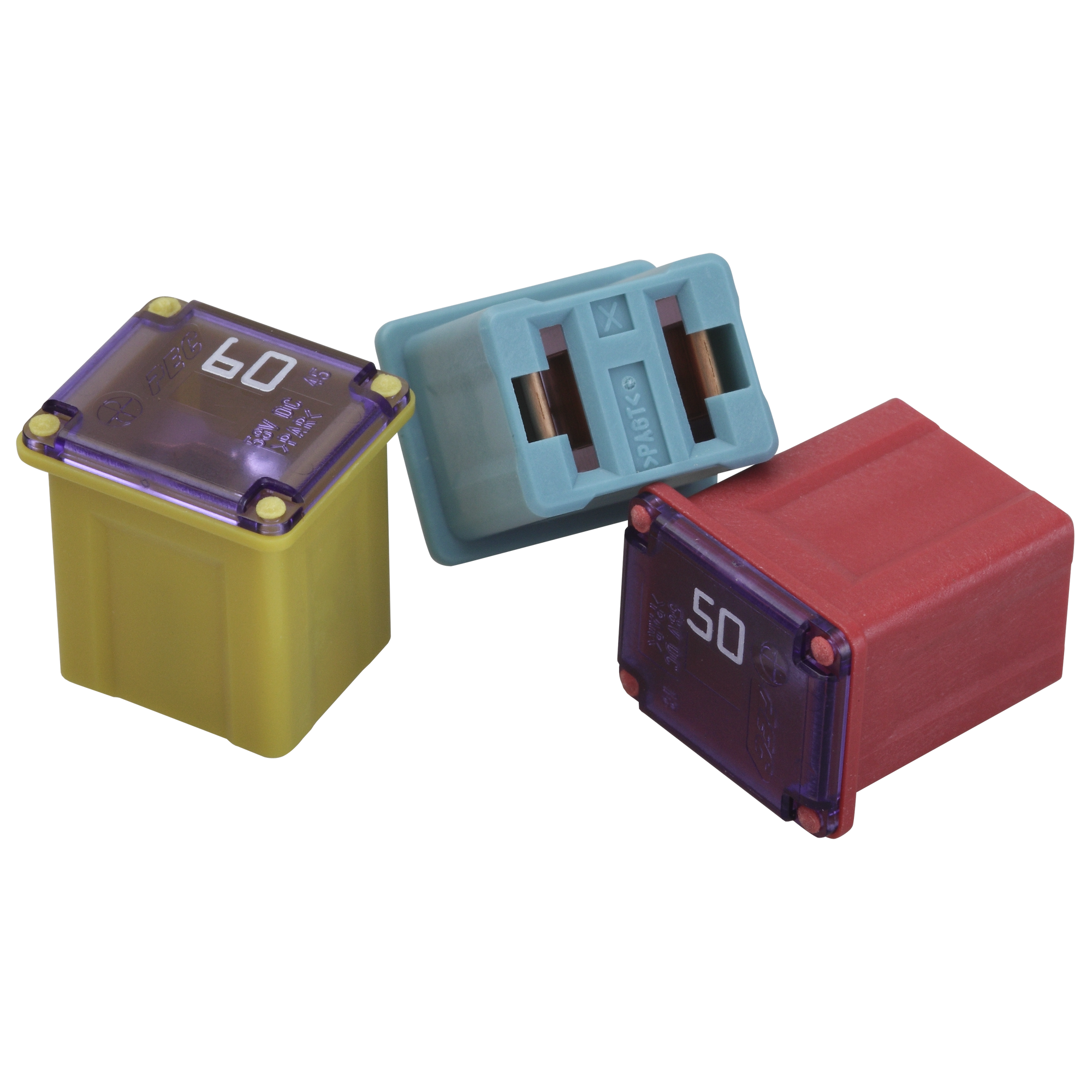 Blocksicherung Typ J Low Profile, 50 A rot