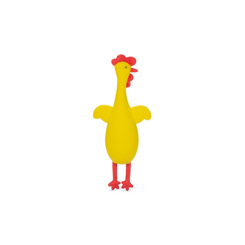 Hundespielzeug Huhn 'Avesta' gelb 45 cm, mit Squeaker