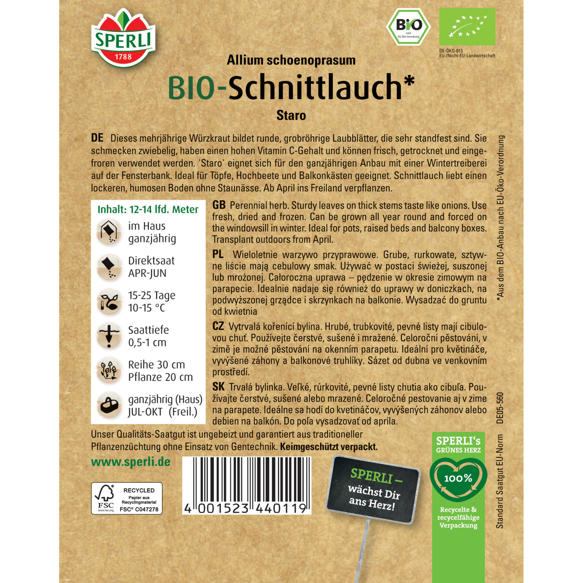 BIO-Schnittlauch