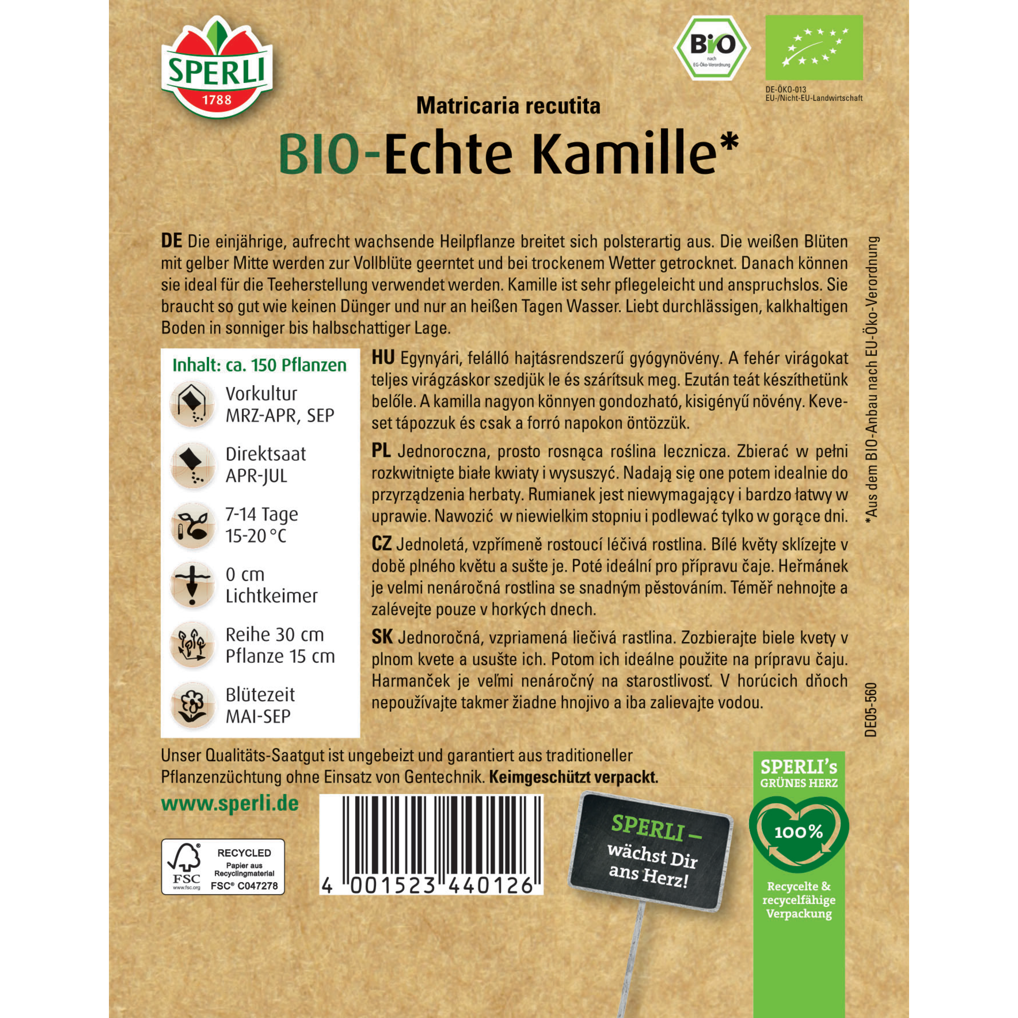 BIO-Echte Kamille