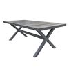 Gartentisch 'Rana' Aluminium 202 x 100 x 75 cm