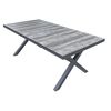 Gartentisch 'Rana' Aluminium 202 x 100 x 75 cm
