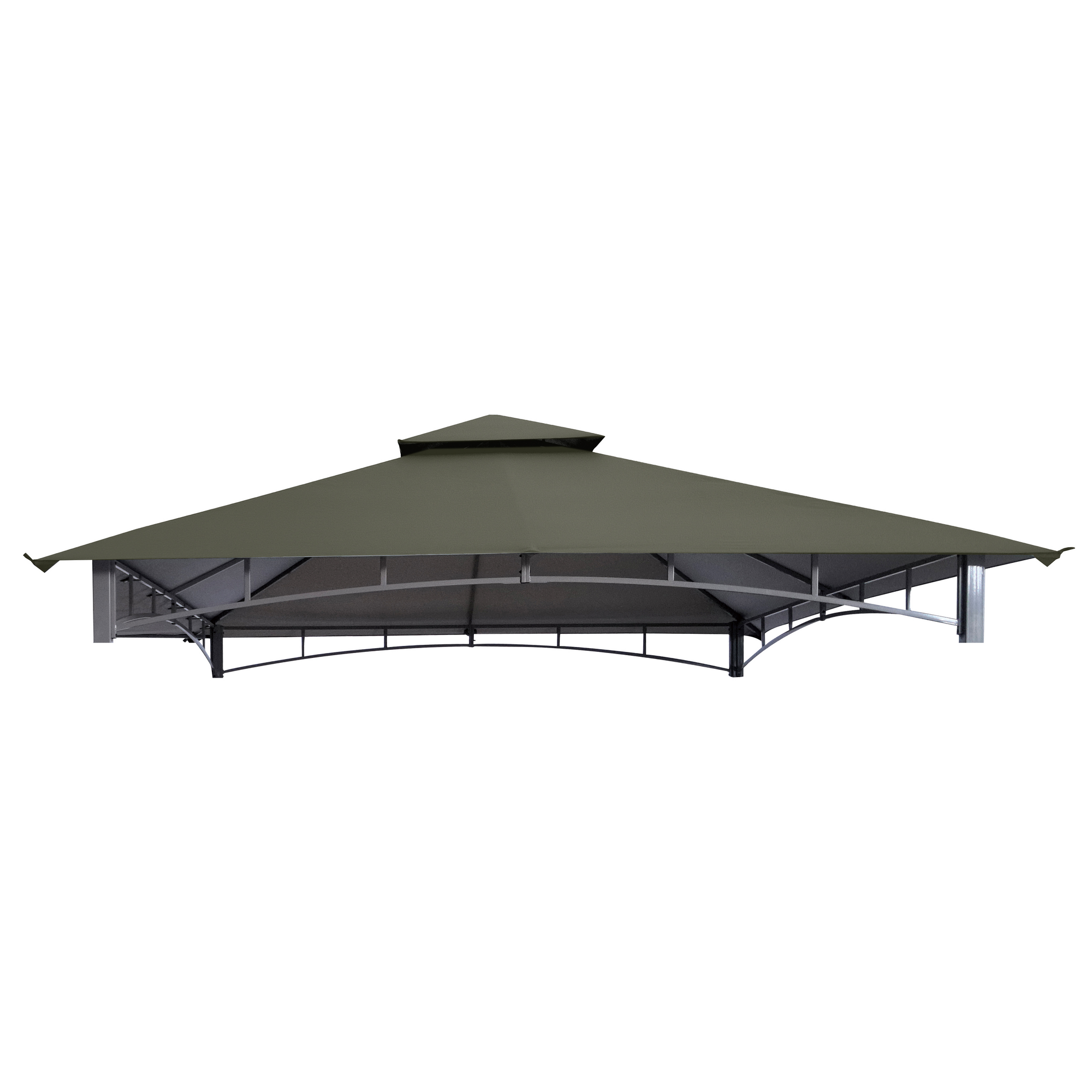 Ersatzdach für Pavillon 'Alina' olivegrün 330 x 330 cm