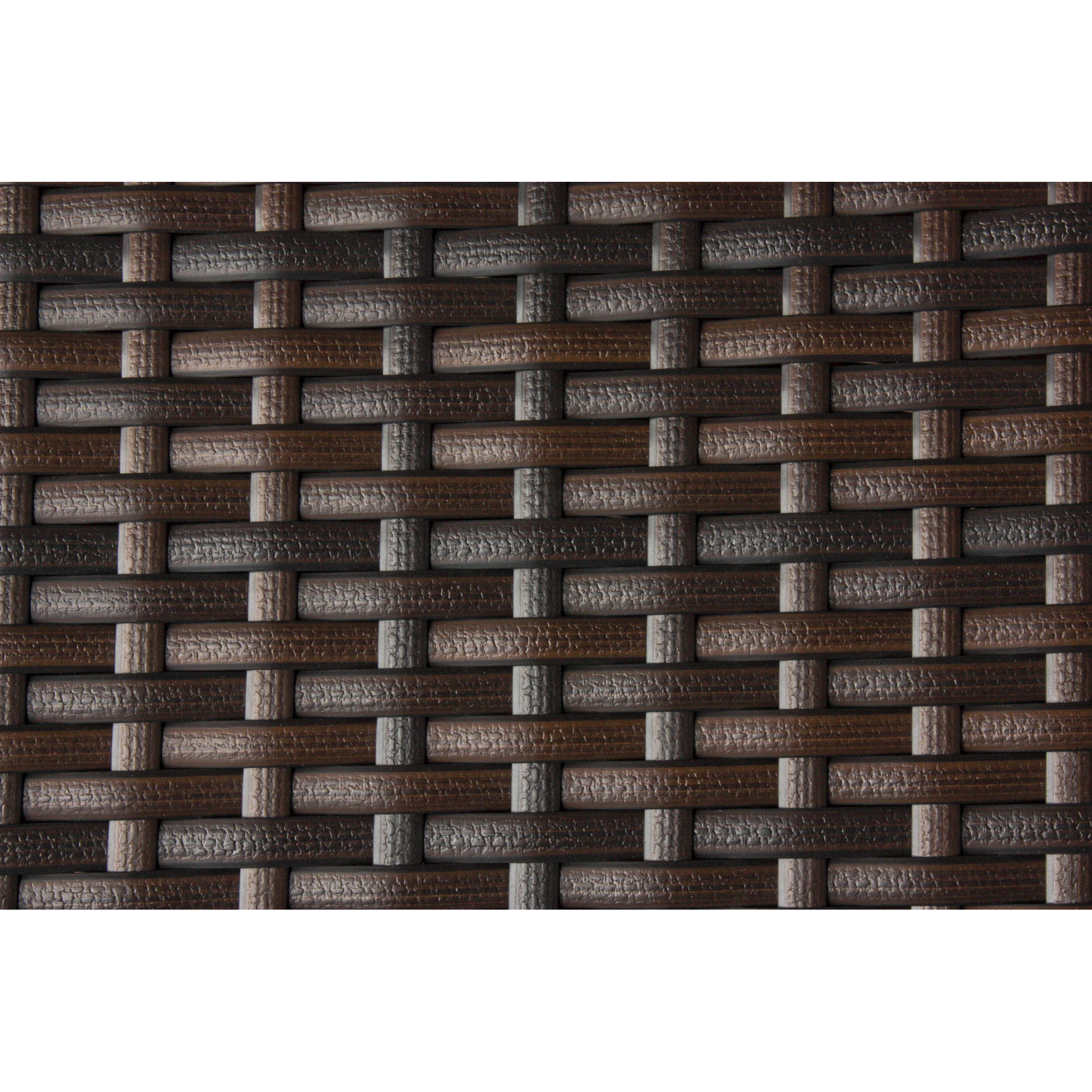 Gartenstuhlset 'Riga' stapelbar Aluminium kaffeefarben