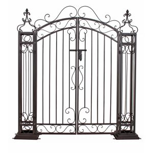 Pforte 'Galeras' Stahl 119,6 x 127,3 x 25,3 cm