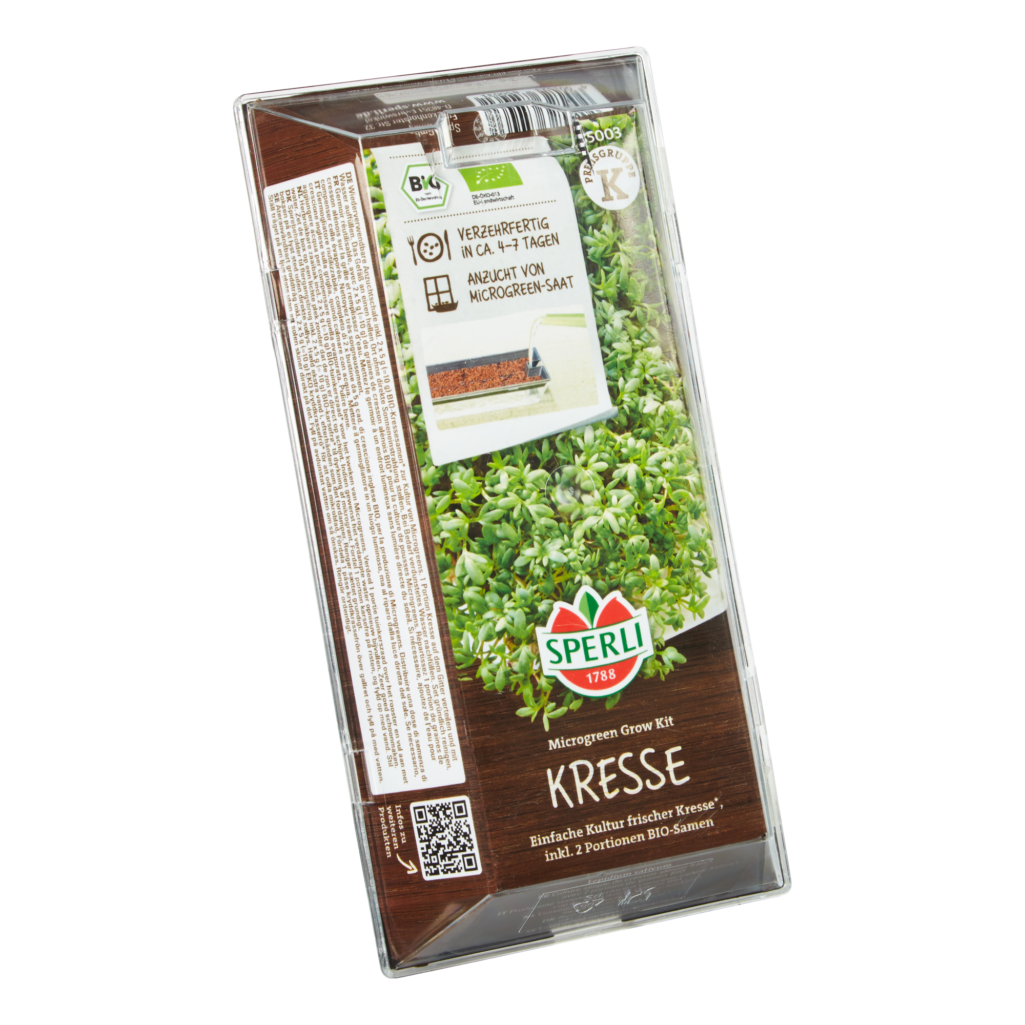 BIO-Microgreen 'Grow Kit' Anzuchtset Kresse