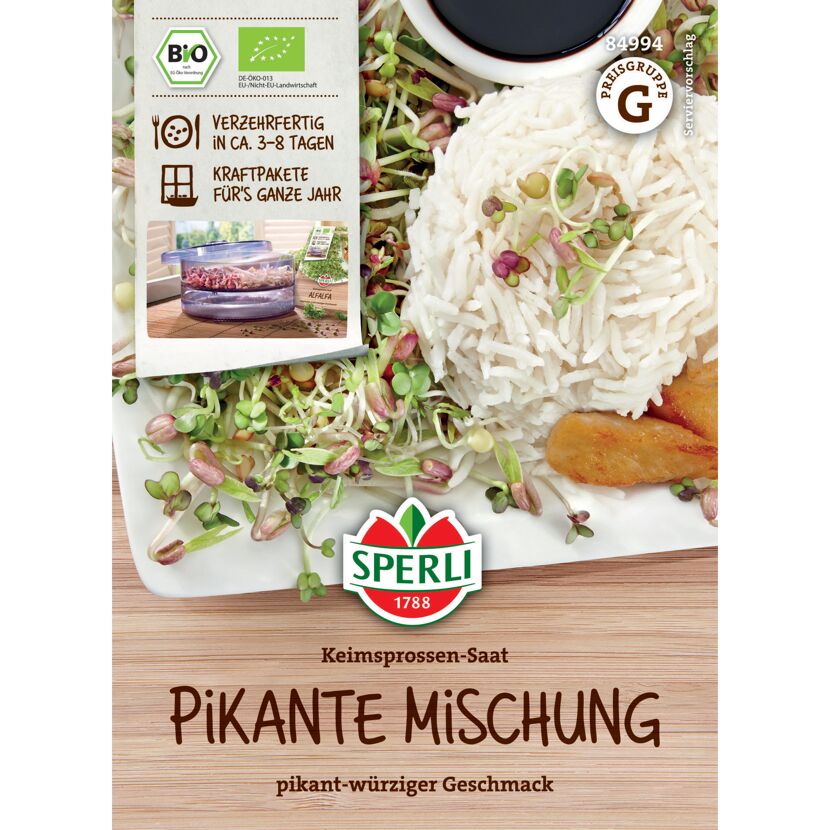 BIO-Keimsprossen-Saat Pikante Mischung