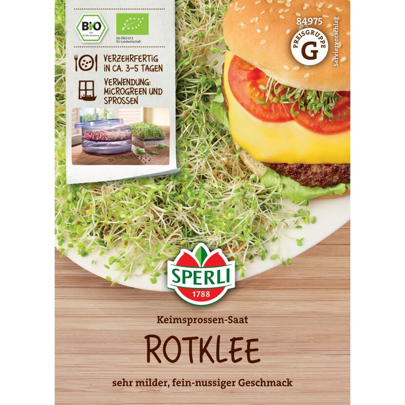 BIO-Keimsprossen-Saat Rotklee