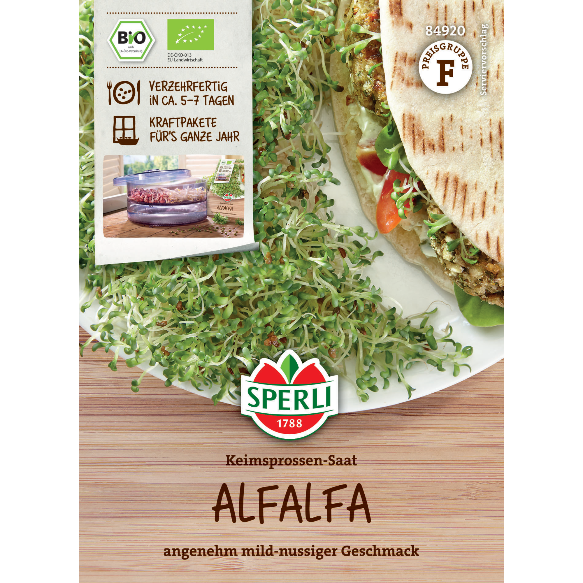 BIO-Keimsprossen-Saat Alfalfa