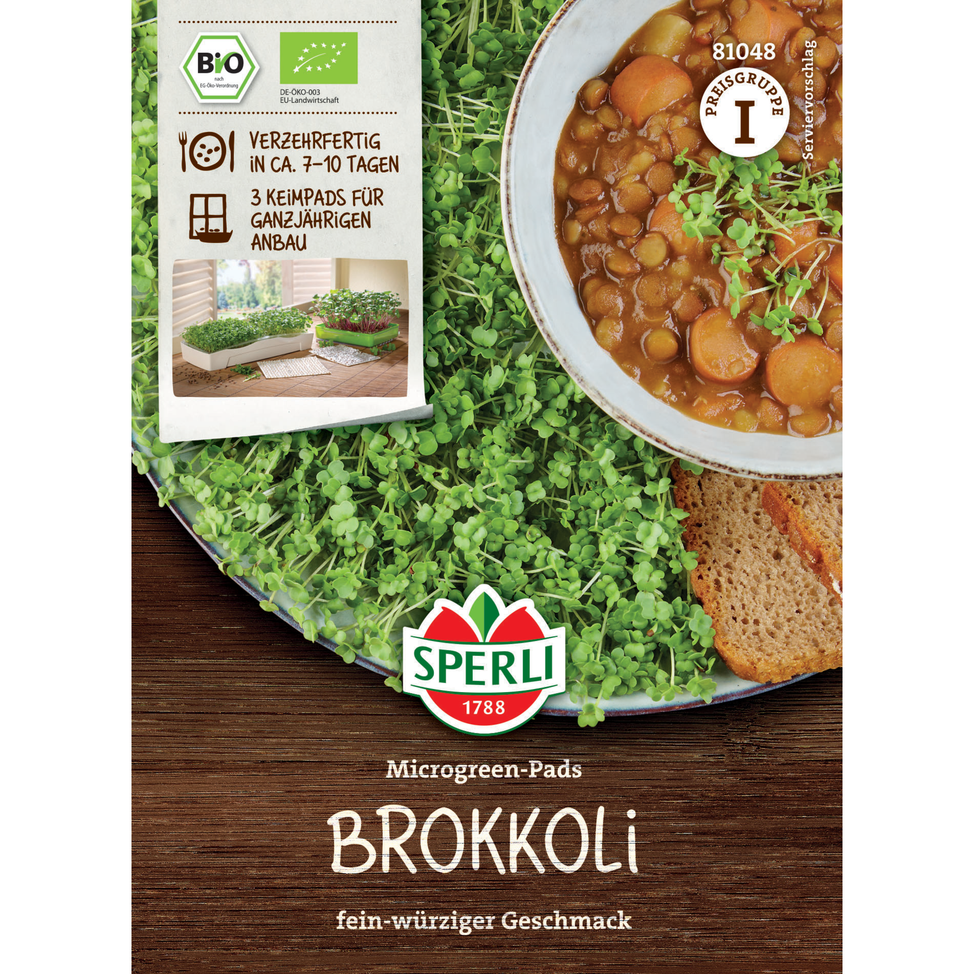 BIO-Microgreen-Pads Brokkoli