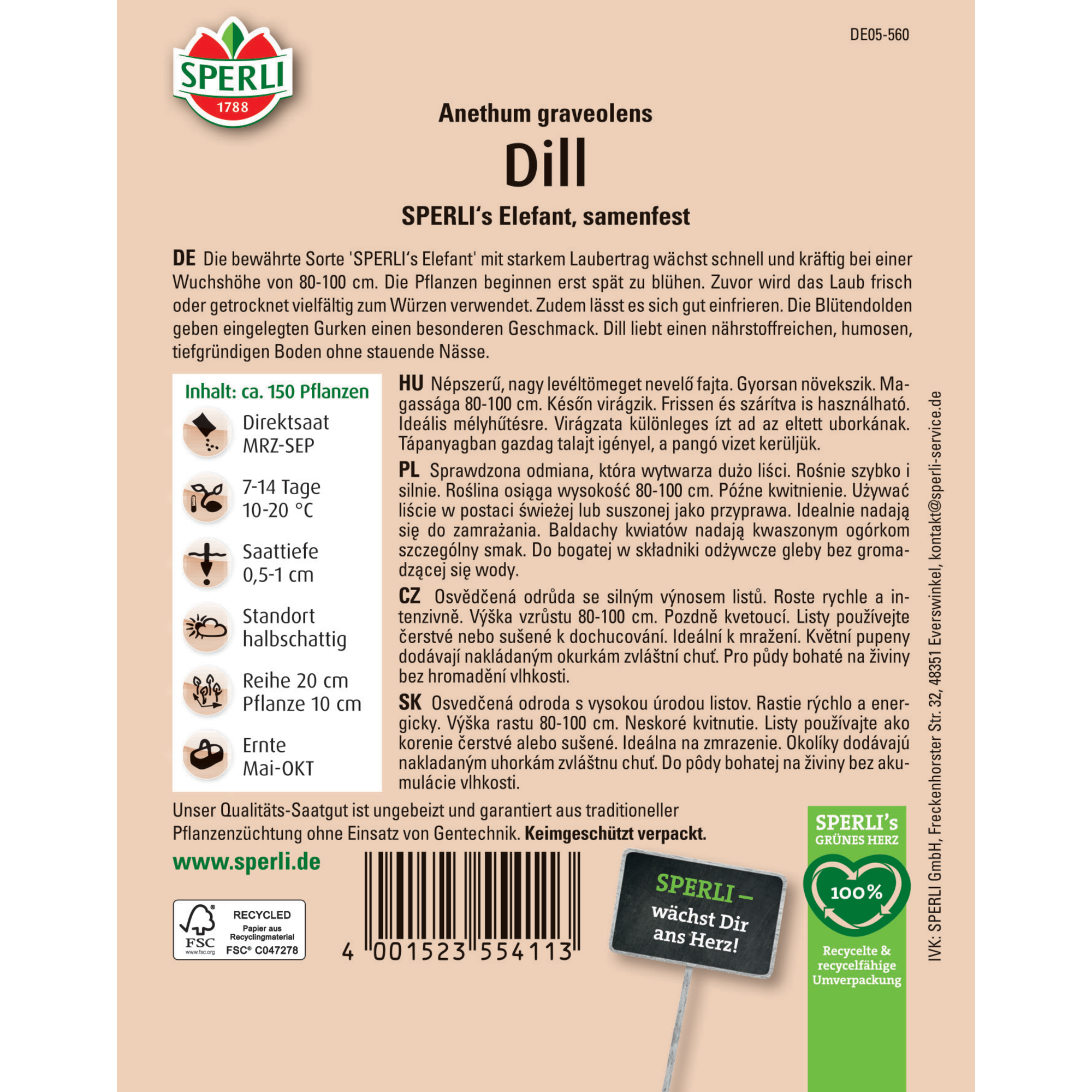 Dill 'SPERLI's Elefant'