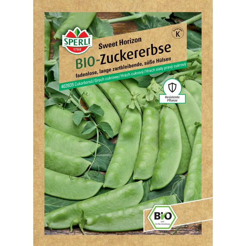 BIO-Zuckererbse 'Sweet Horizon'
