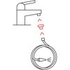 Schnellkupplung-Adapter mit Strahlregler verchromt 3/4" M22/M24