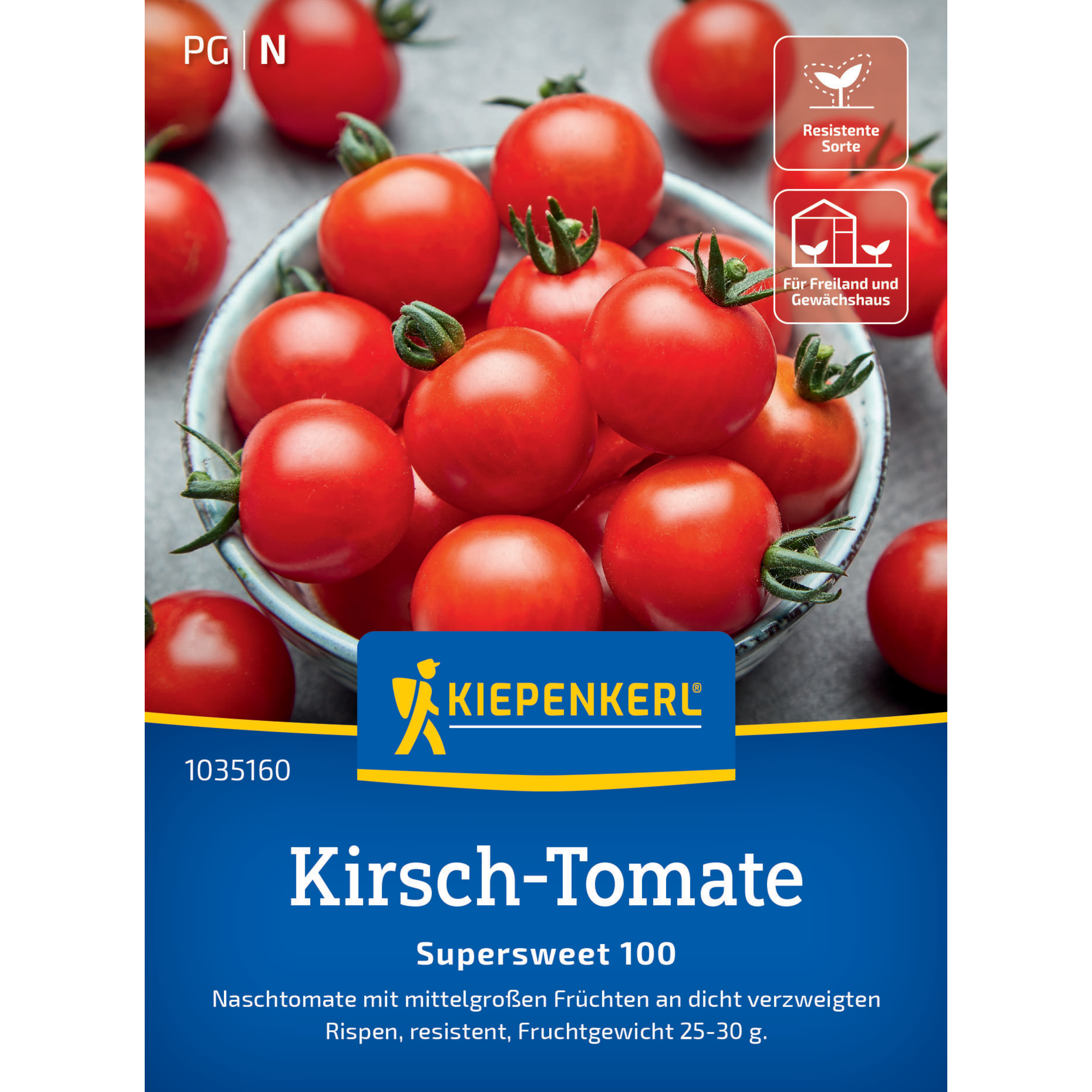 Kirsch-Tomate 'Supersweet 100' F1-Hybride