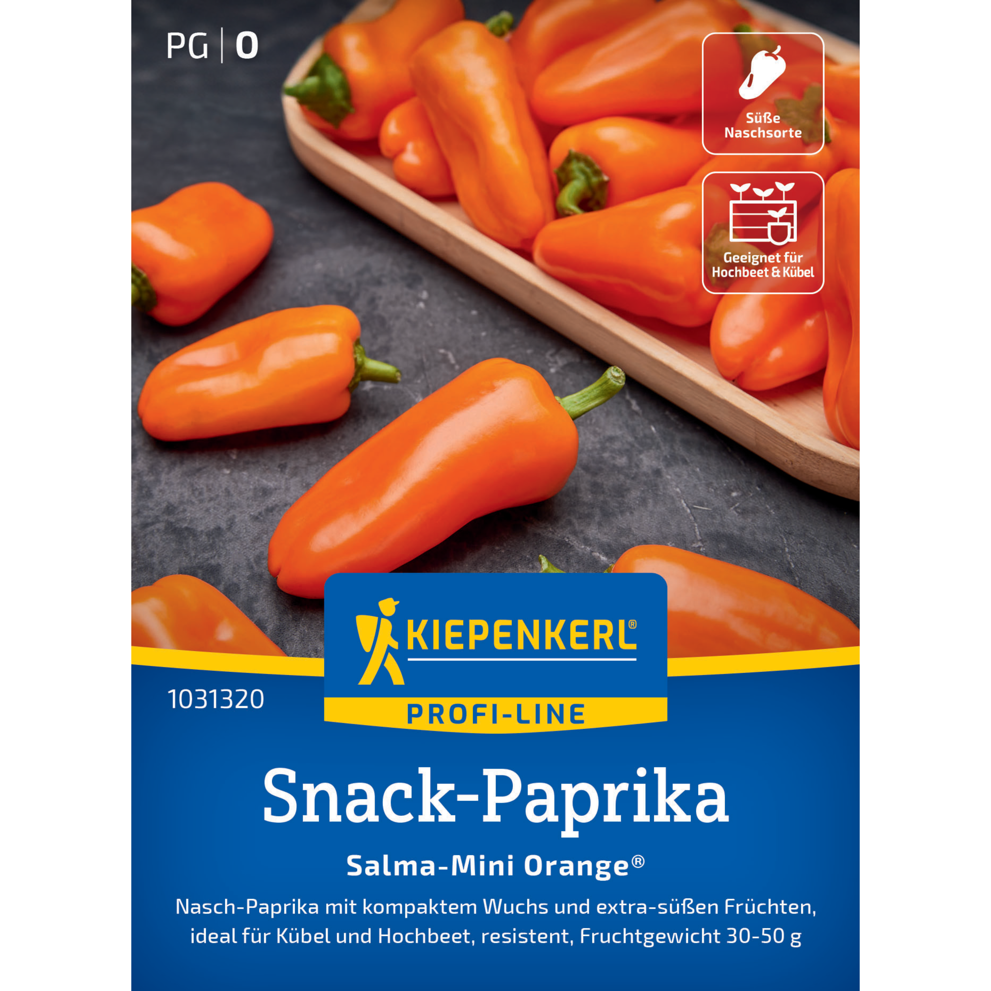 Paprika 'Salma-Mini Orange®' F1-Hybride