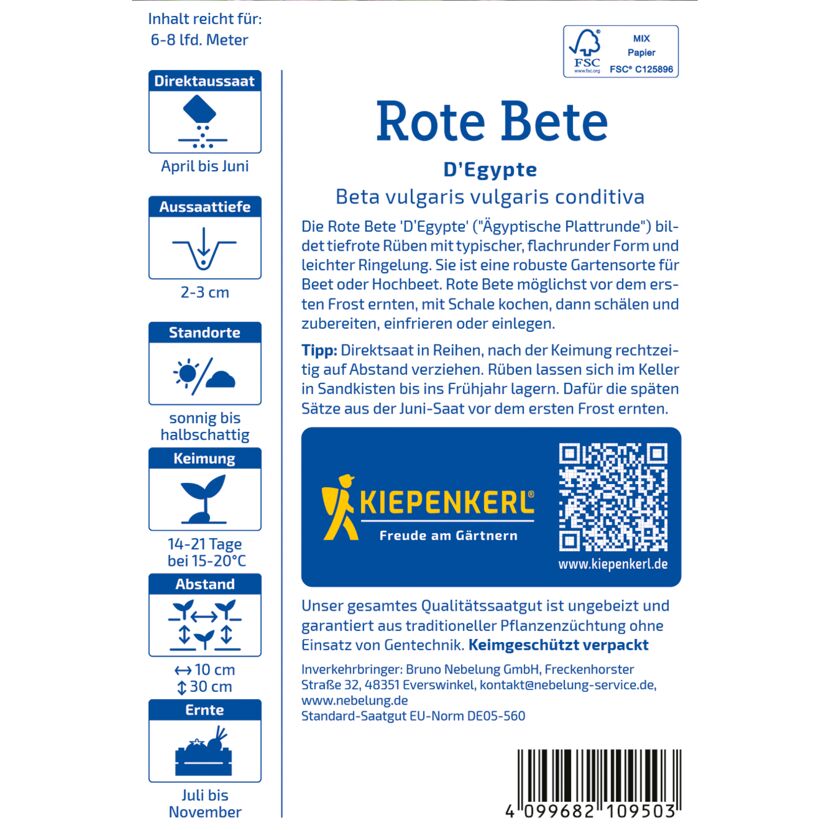 Rote Bete 'D'Egypte'