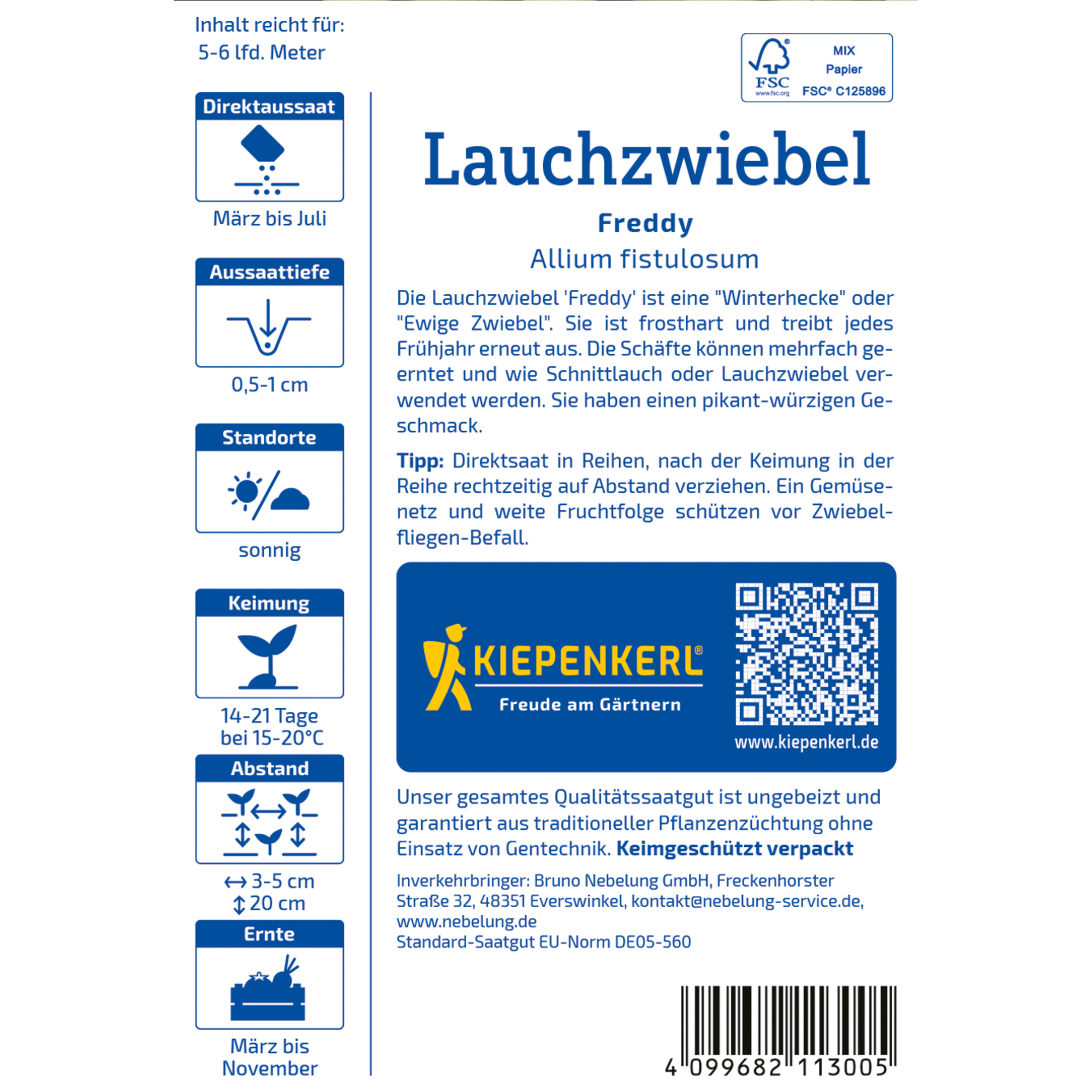 Lauchzwiebel 'Freddy'