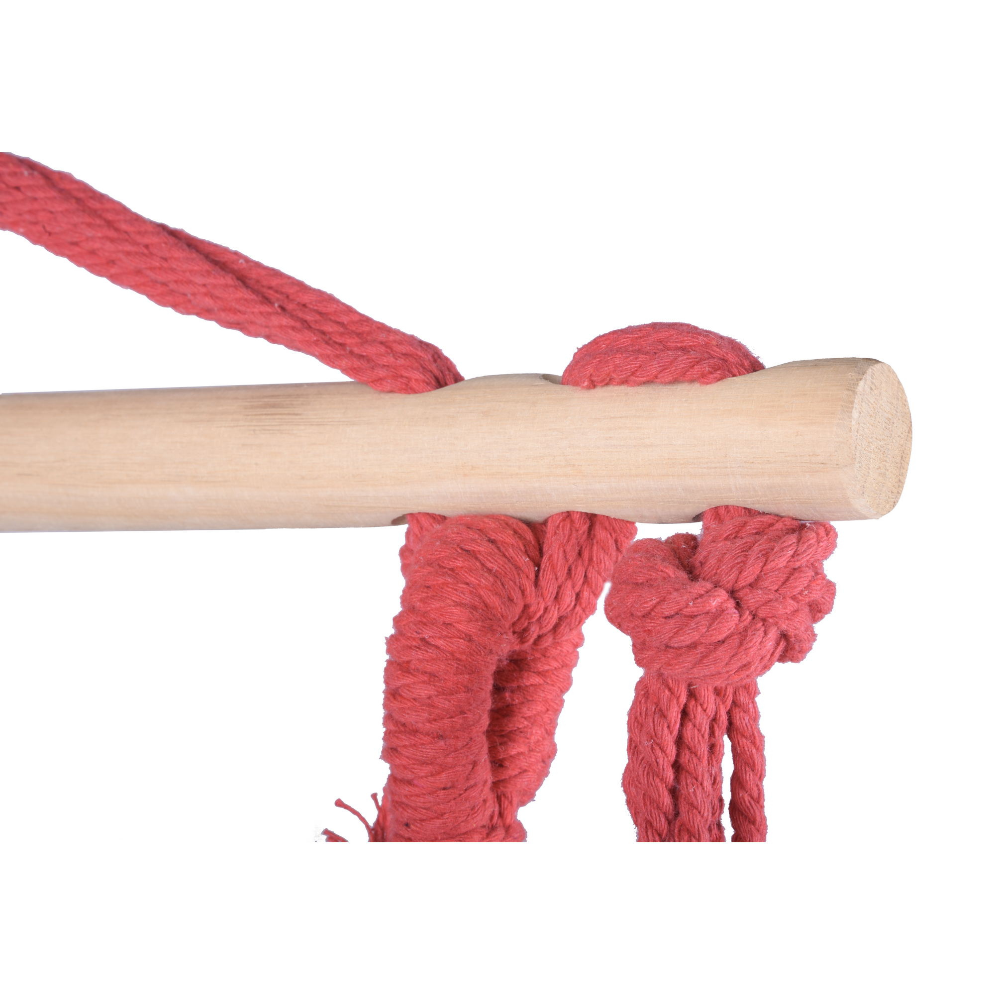 Hängesessel 'Tobago' Holz gelb/grün/rot 90 x 120 x 65 cm