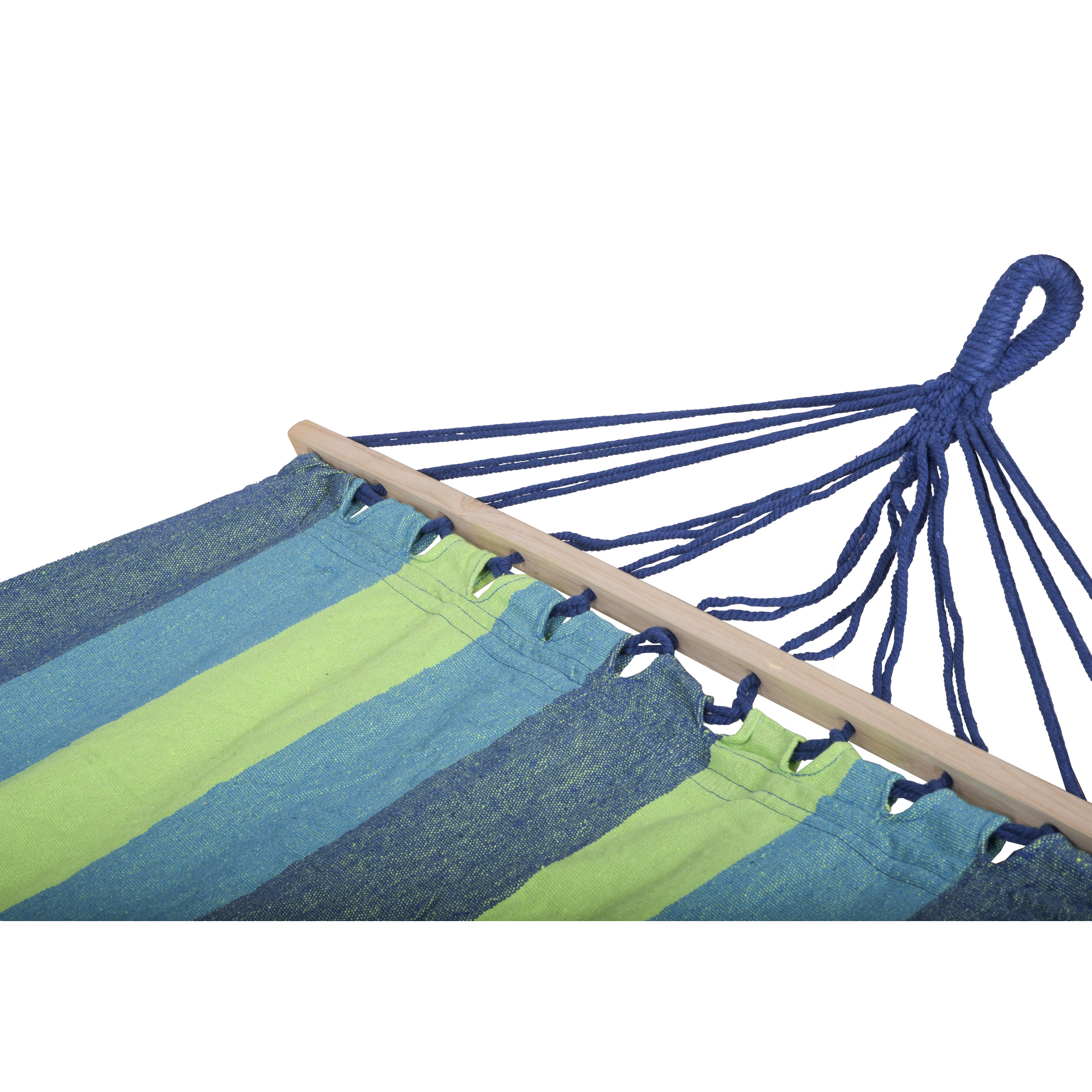 Hängematte 'Hawaii' grün, blau 100 x 280 cm