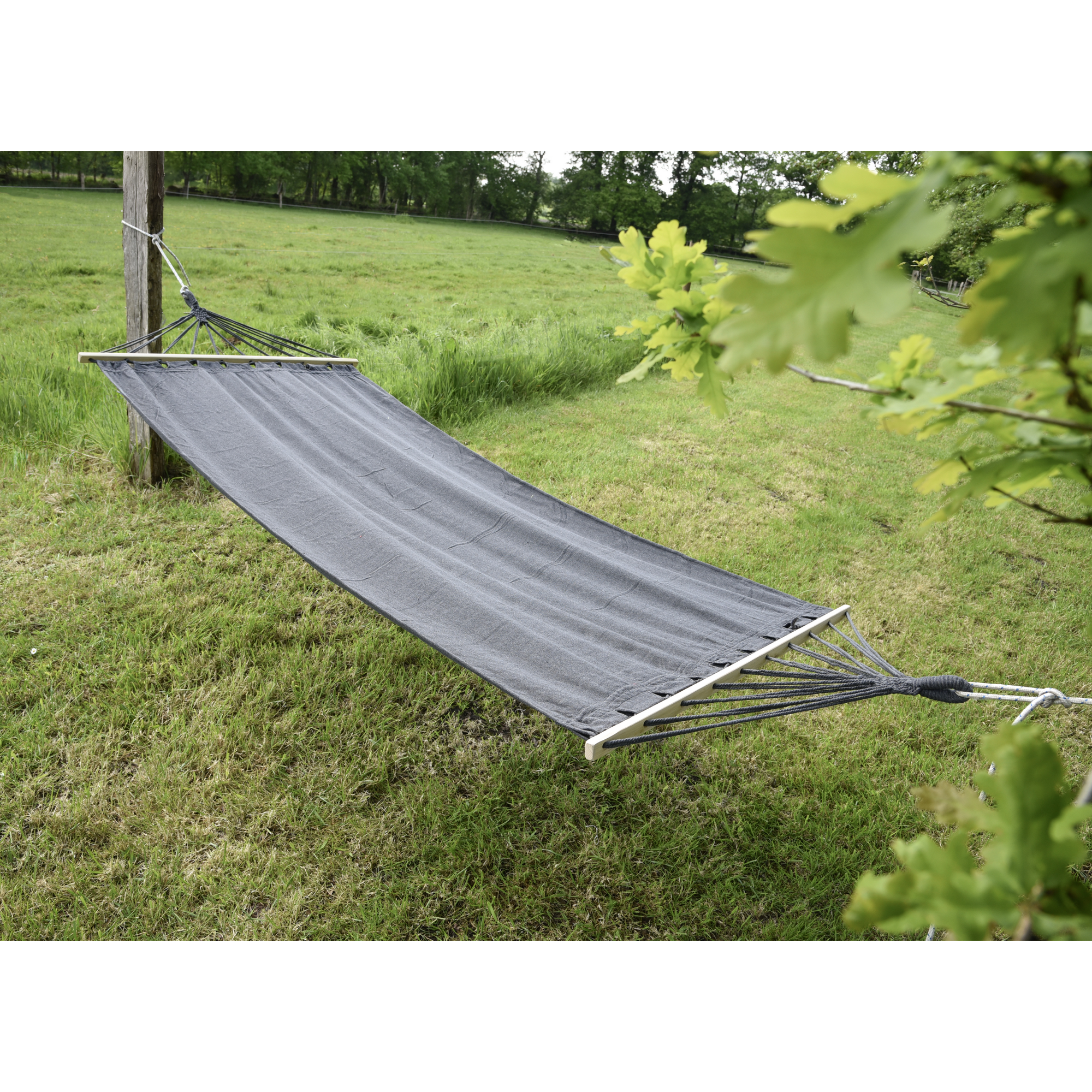 Hängematte 'Hawaii' anthrazit 100 x 280 cm
