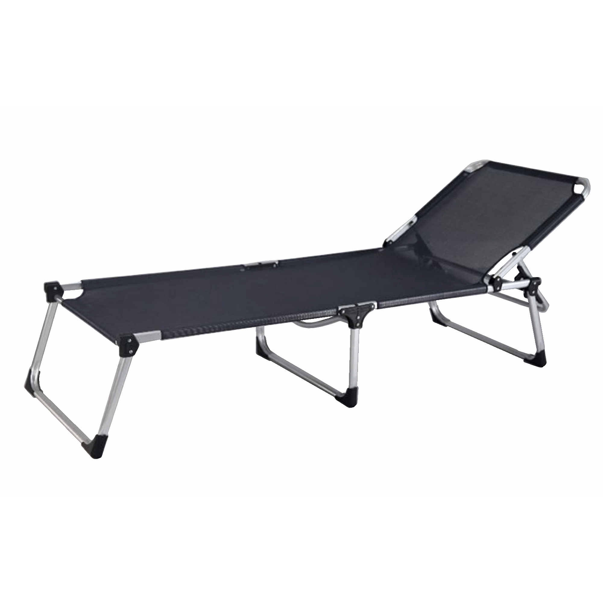 Sonnenliege 'Abaco' klappbar/verstellbar anthrazit 70 x 46 x 215 cm