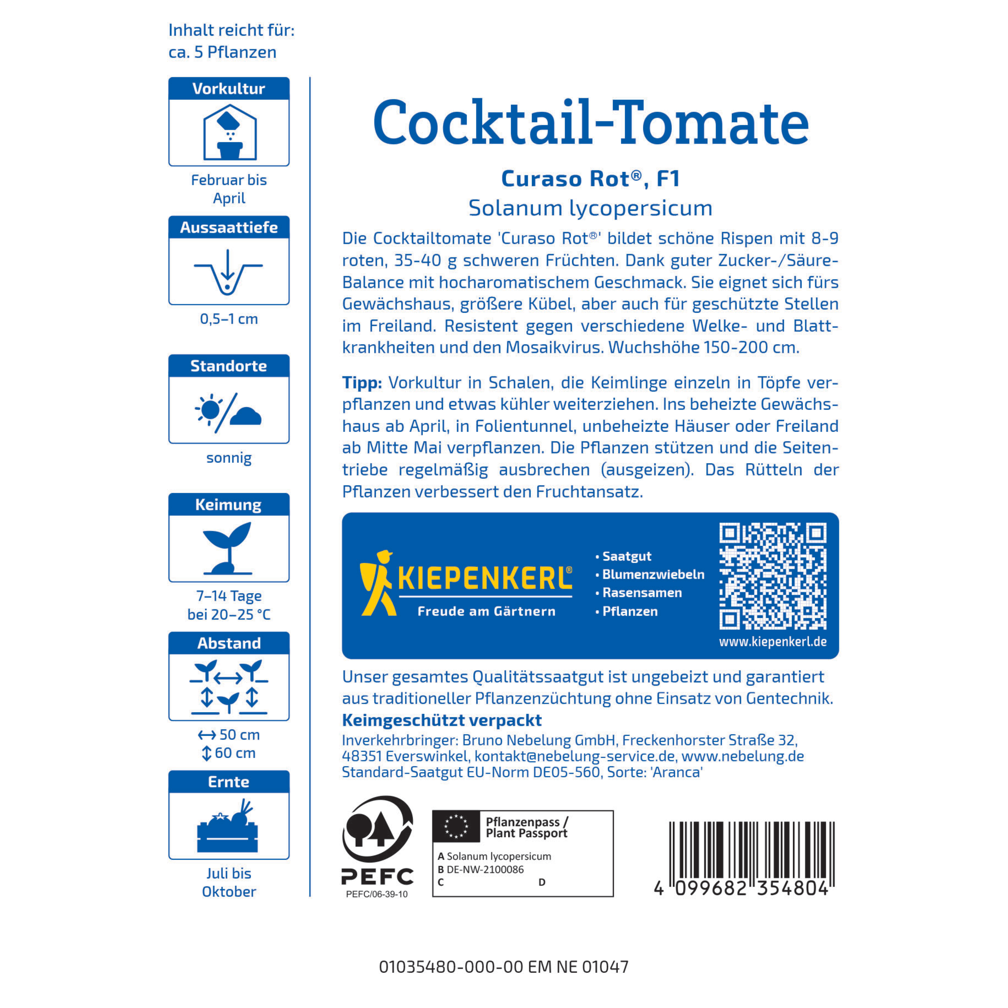 Cocktail-Tomate 'Curaso Rot®' F1-Hybride