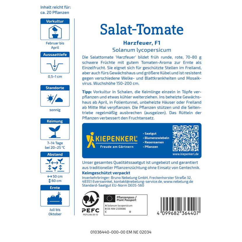 Salat-Tomate 'Harzfeuer' F1-Hybride