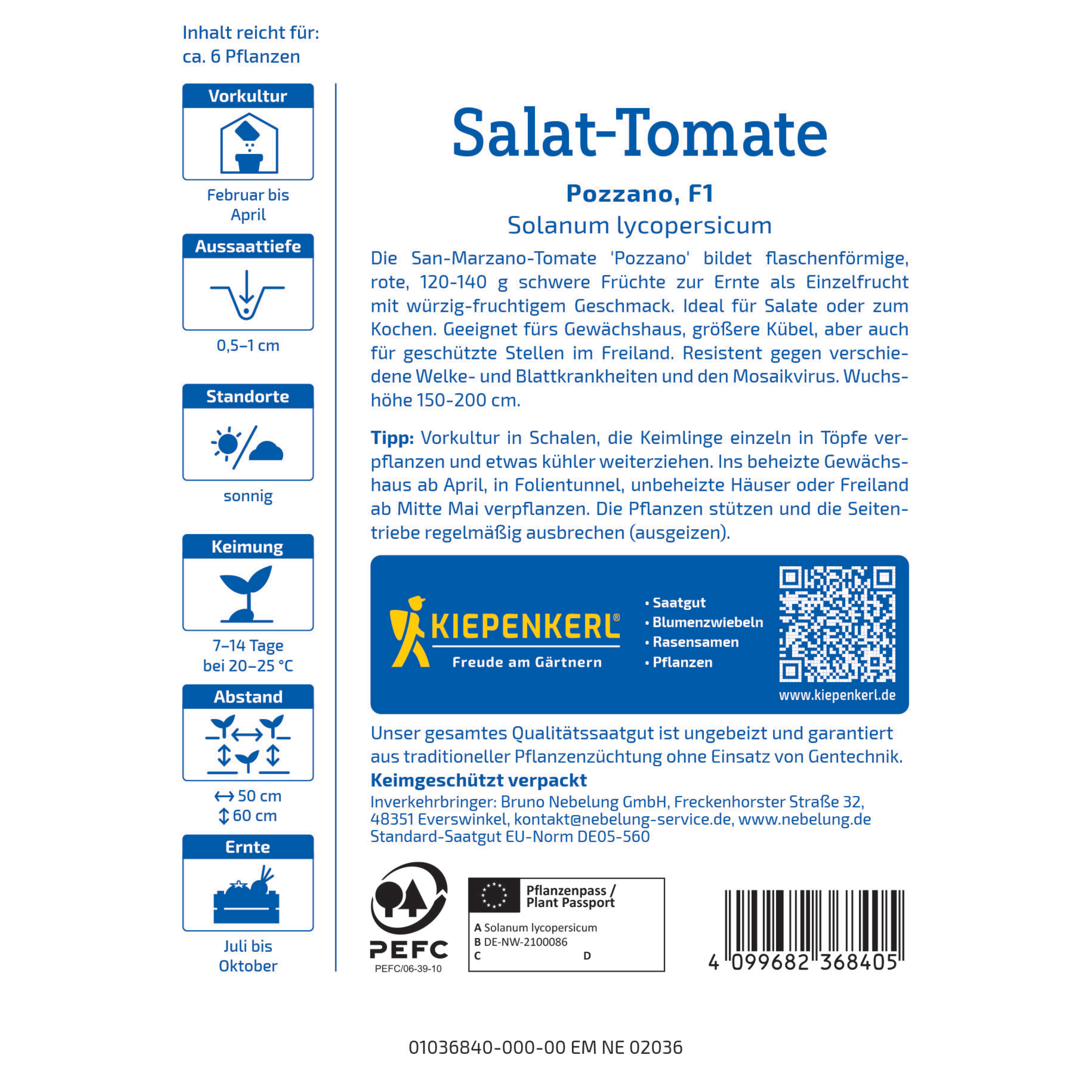 Salat-Tomate 'Pozzano' F1-Hybride