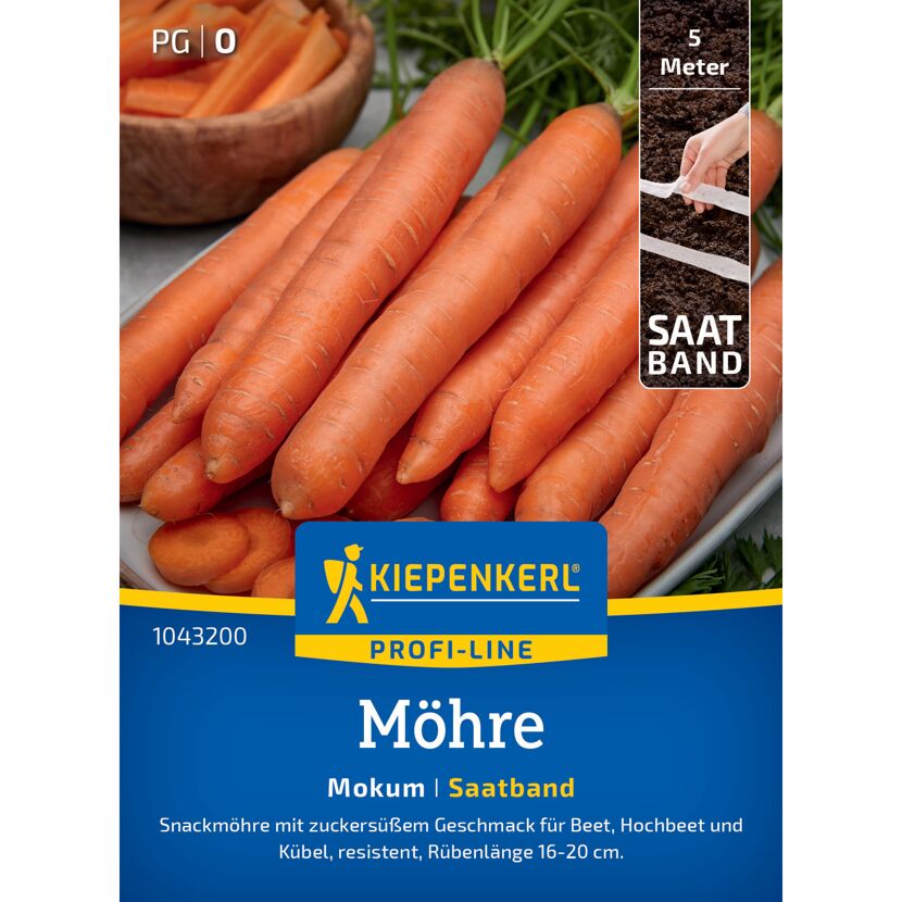 Möhre 'Mokum' F1-Hybride Saatband 5 m
