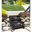 Außentreppe 'Gardentop' dunkelbraun 4 Stufen 80 cm