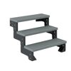 Außentreppe 'Gardentop' grau 3 Stufen 80 cm