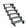 Außentreppe 'Gardentop' grau 6 Stufen 80 cm